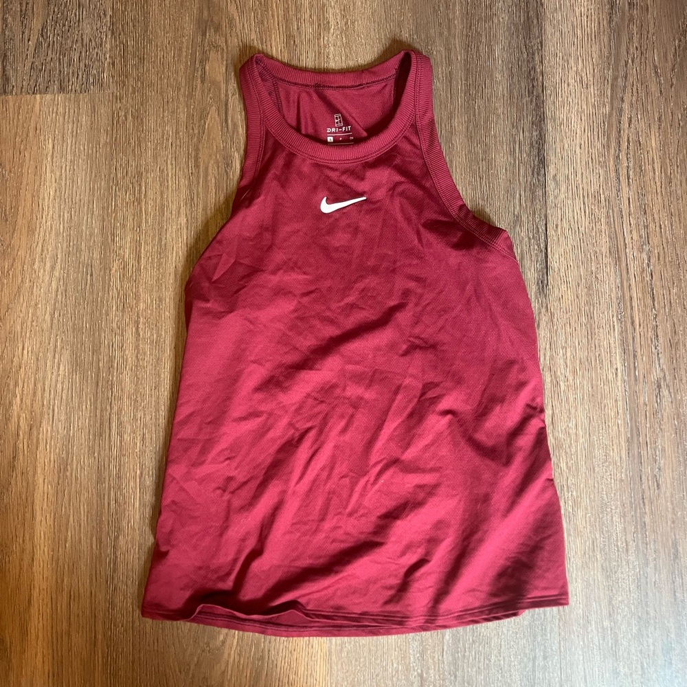 Nike Maroon Sleeveless Top